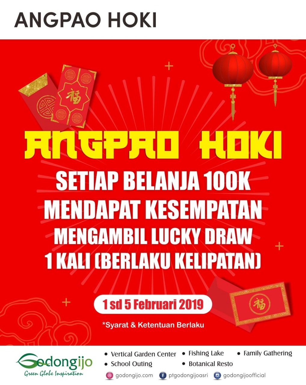 Read more about the article PROMO “ANGPAO HOKI”