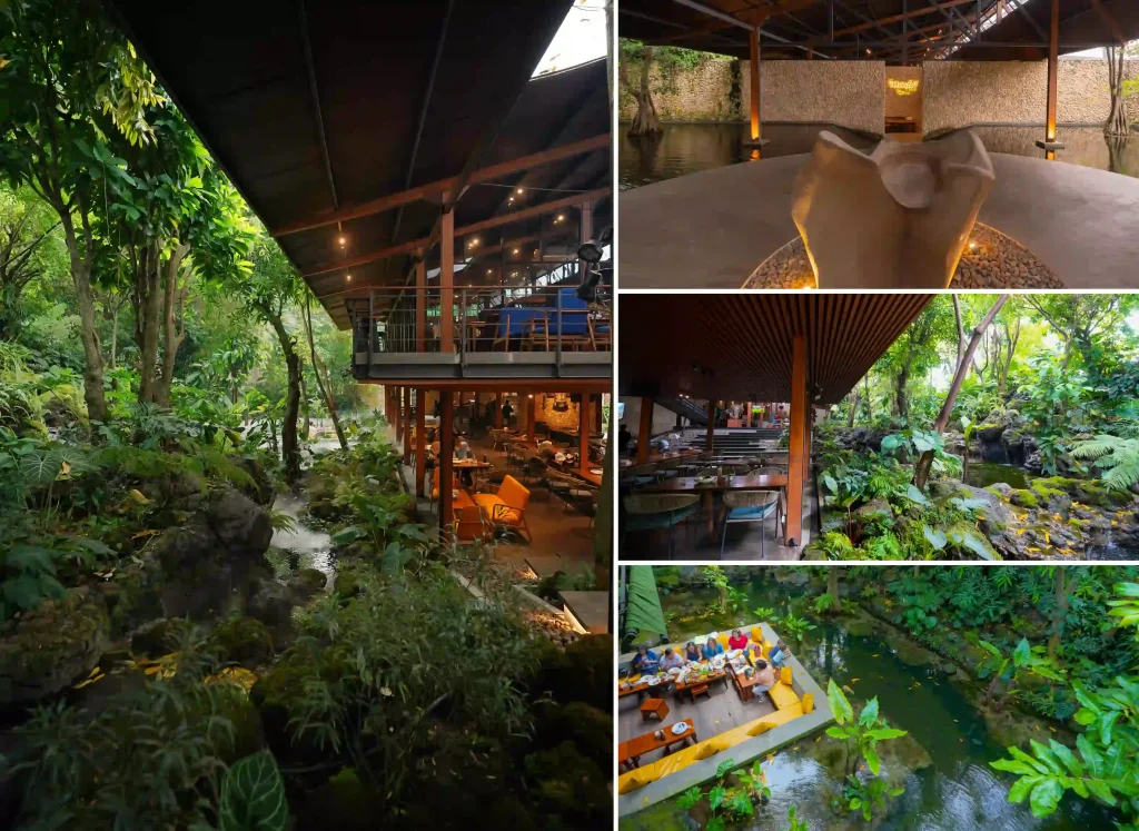 Suasana kuliner nusantara western depok di The Waterfall Resto